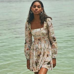 Agua by Agua Bendita Curuba Postcard Mini Dress M